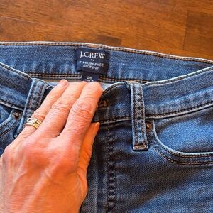 J. Crew Dark Blue High-Rise Skinny Jeans